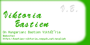 viktoria bastien business card